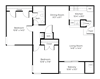 2 Bed / 1 Bath